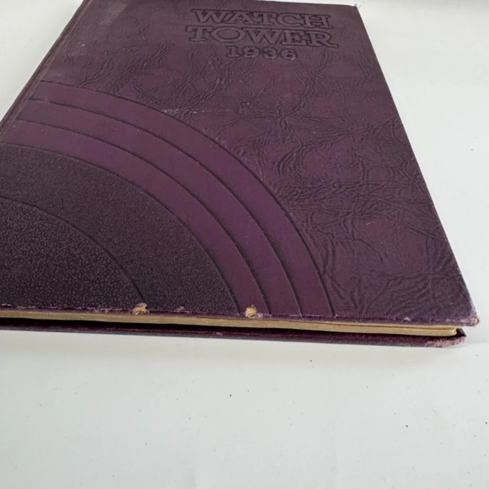 1936 Rock‎ Island HIGH SCHOOL Rock Island IL Illinois Yearbook Watchtower Signed